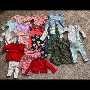 Baby Girl Bundle, includes Valentine’s Day items